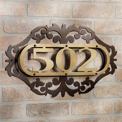 metal house number signs for yard|custom metal house number signs.